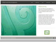 Tablet Screenshot of lundgrenmonuments.com